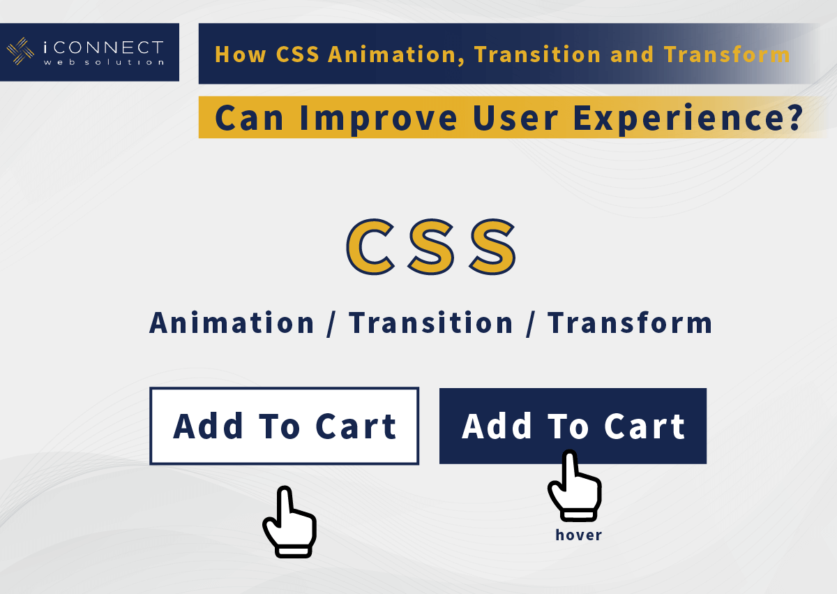 How CSS Animation, Transition and Transform Can Improve User Experience? -  I Connect Web Solution